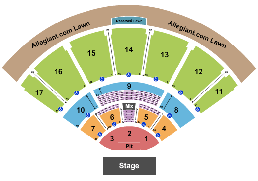 The MidFlorida Credit Union Amphitheatre Marilyn Manson Seating Chart
